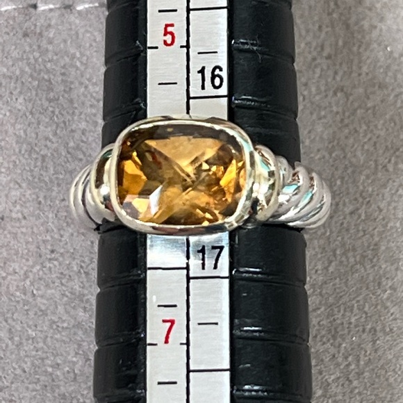 🔴Authentic DAVID YURMAN Citrin Sterling Silver Ring🔴 - Picture 7 of 9